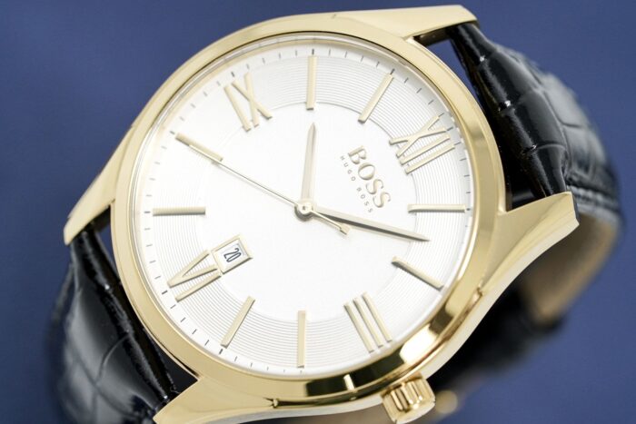 Hugo Boss Watch Classic Gold Plate White - HB1513020 - Image 8